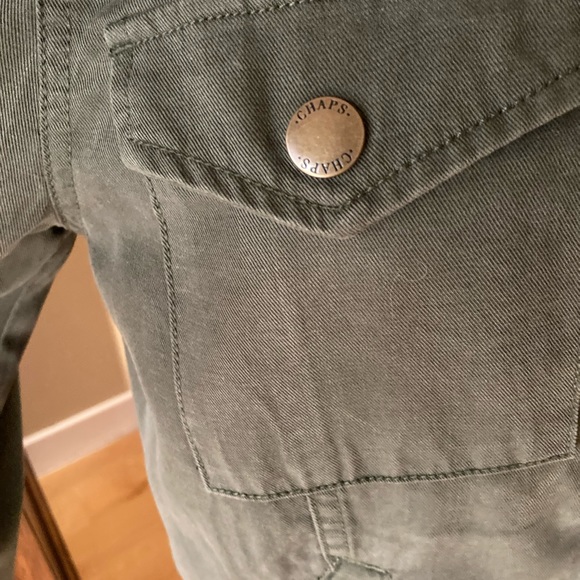 Chaps olive green jacket size small. - Picture 4 of 7